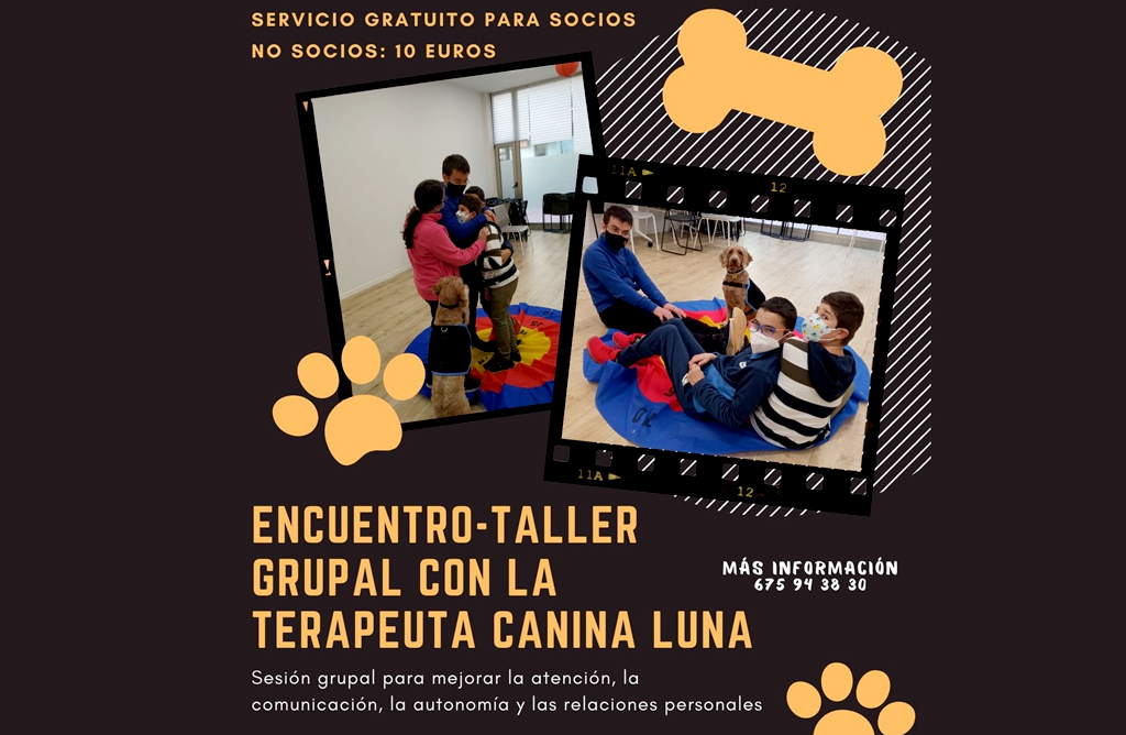 Totana acoger un nuevo taller grupal con la terapeuta canina Luna el 23 de marzo
